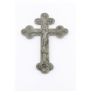Crucifix 9.25″ Orthodox Pewter