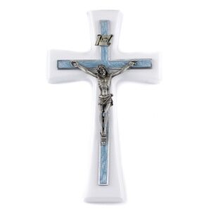 Corpus Crucifix – White/Silver 7″