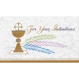 Intention Cup Of Salvation Mass Card