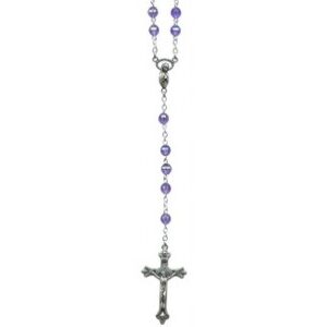 Rosary Iridescent Amethyst