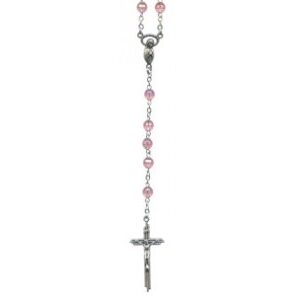 Iridescent Pink Rosary