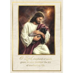 Repose Jesus Our Shepherd Mass Card
