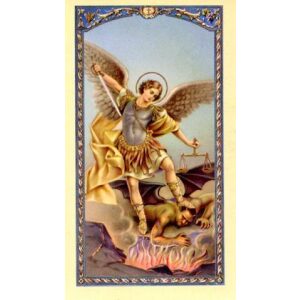 Saint Michael The Archangel Prayer Card
