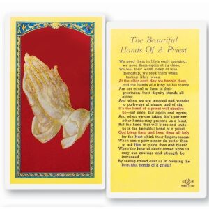 Beautiful Hands of A Priest Prayer Card