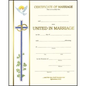 Marriage Certificate Bannerline
