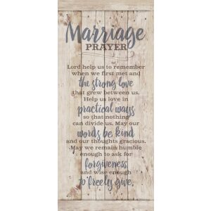 Marriage Prayer Reclaimed Wood Plaque