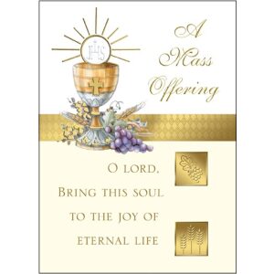 Repose A Mass Offering Mass Card