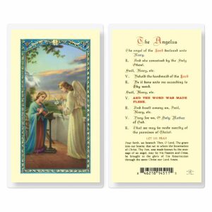 Angelus Prayer Card