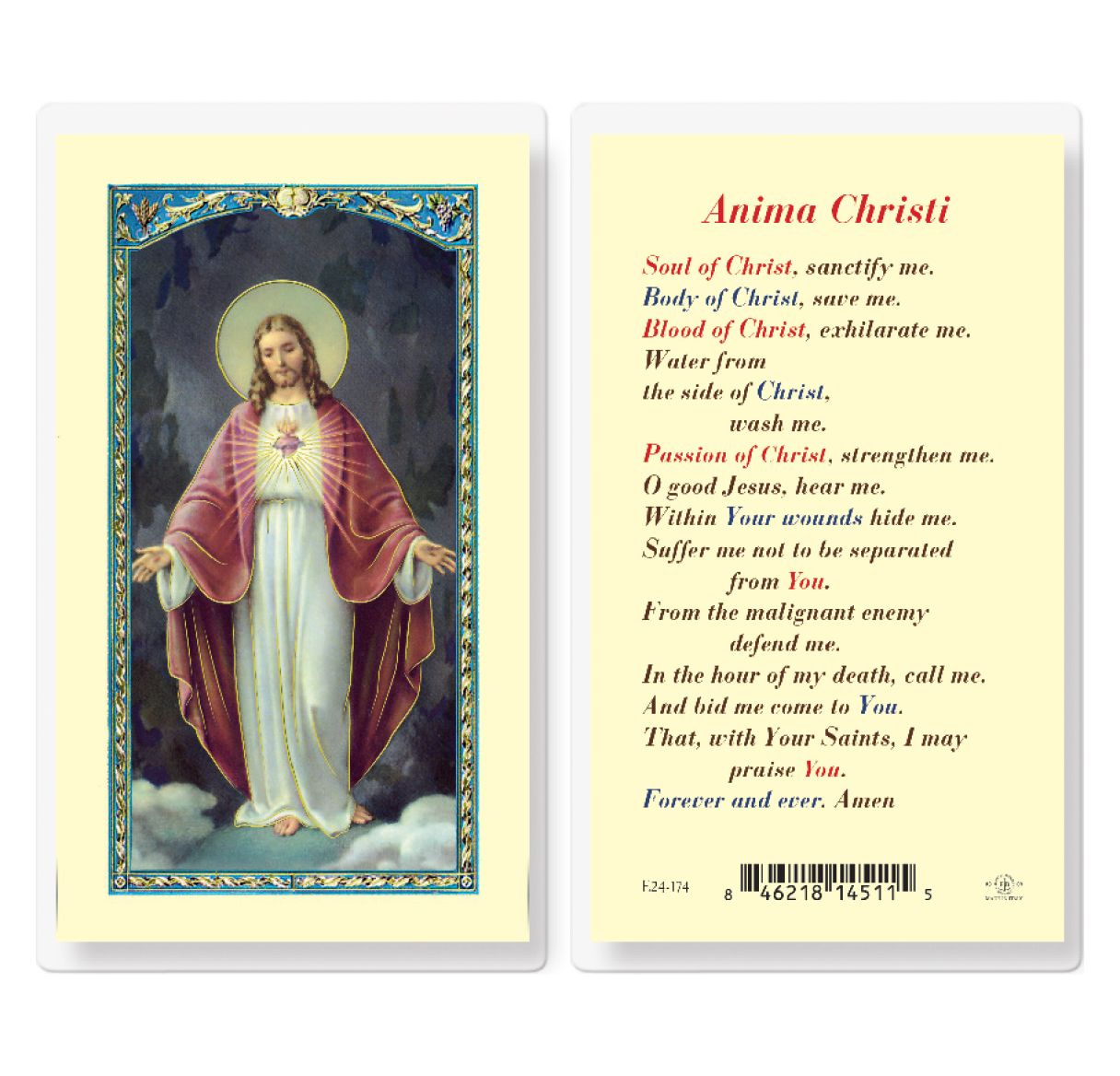 Angelus Prayer Card