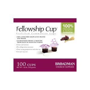 Fellowship Cup: Prefilled Communion Cups – 100 Cups