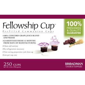 Fellowship Cup: Prefilled Communion Cups – 250 Cups
