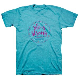 Adult T She Is Strong Womens T-Shirt