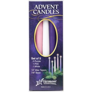 Advent Candles Set of 5