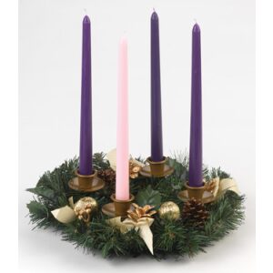 Advent Wreath – Traditional Pine Cone