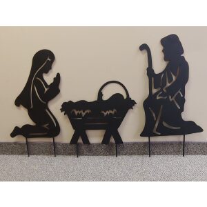 Nativity Silhouette – Black