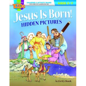 Coloring Activity Books – Christmas-5-7 – Jesus Is Born! Hidden Pictures
