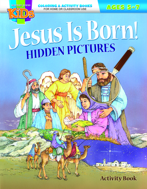 Coloring Activity Books – Christmas-5-7 – Jesus Is Born! Hidden Pictures