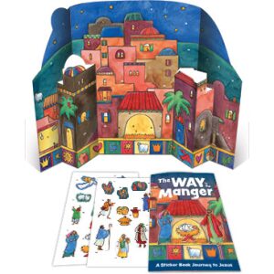The Way In The Manger – Sticker Book And Poster Combo