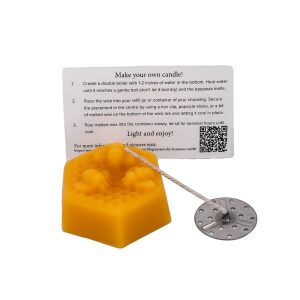 100% Beeswax DIY Candle Refill Kit