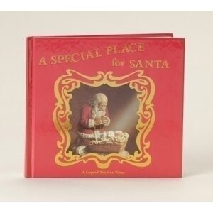 7.5″H SPECIAL PLACE FOR SANTA BOOK BY RAY GAUER