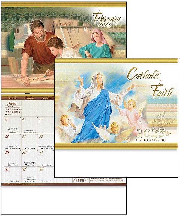 2023 Catholic Faith Calendar Universal Church Supplies