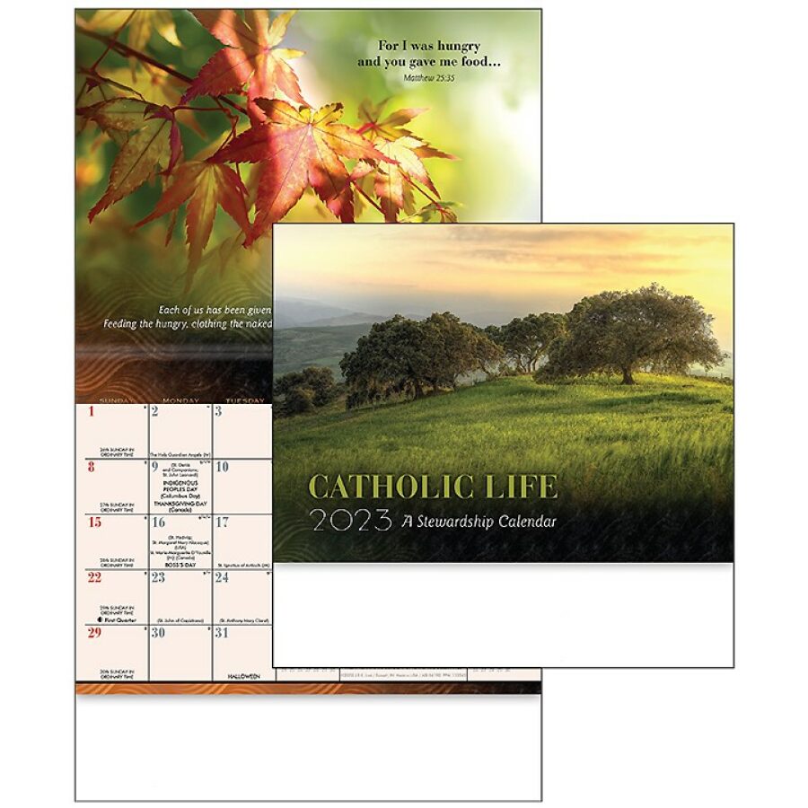 2023 Catholic Life Calendar Universal Church Supplies