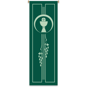 Chalice, Host & Grapes Banner