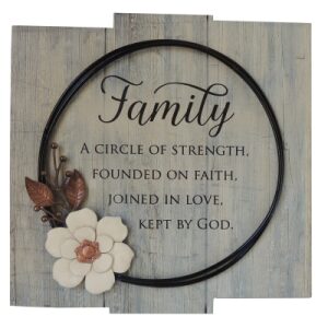 Family Circle of Strength Wall Plaque