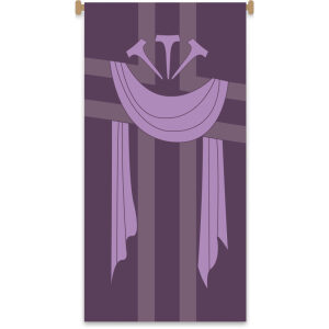 Cross and Shroud Banner