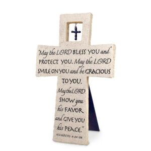 May the Lord Bless You Wall/Tabletop Cross