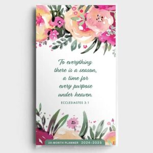 Ecclesiastes 2024 – 2025 Floral Pocket Calendar