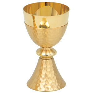 Chalice Gold Plated Hammered Finish
