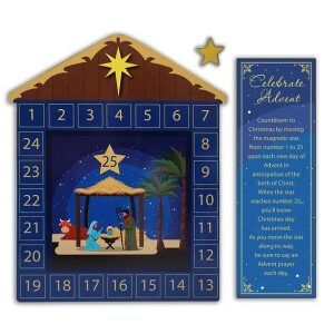 Magnetic Advent Calendar with Card