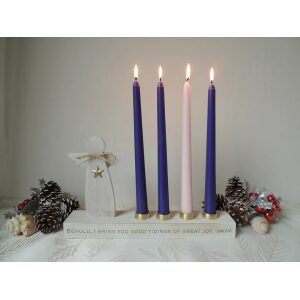 Good Tidings Advent Wreath With Angel and Candles