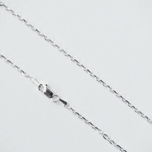 Sterling Silver Diamond Cut Cable Chain 16″