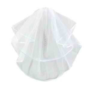 First Communion Veil with Pearl Cross