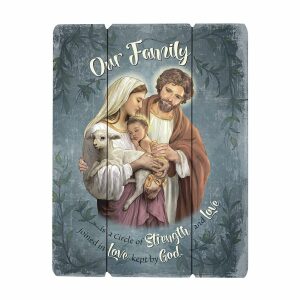 Holy Family 15″ Decorative Panel