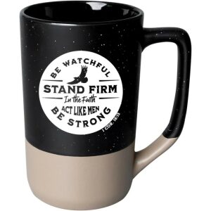 Be Watchful Stand Firm Ceramic Mug