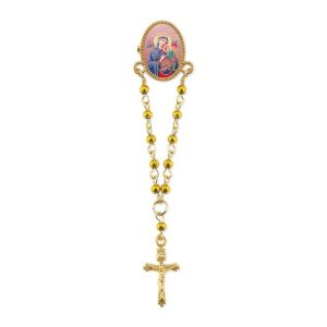 Lapel Perpetual Help With Decade Rosary