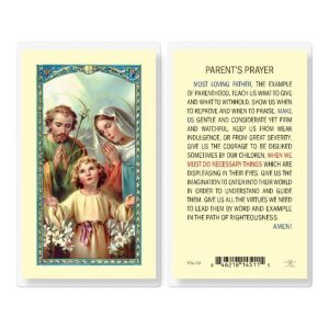 Parents Prayer Holy Card