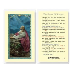 Power of Prayer Holy Card