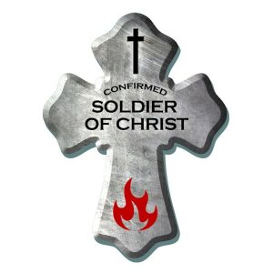 Cross Soldier Of Christ 6 x 8″