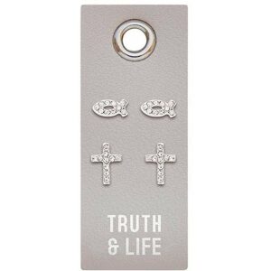 Earrings Truth & Life 2 Sets