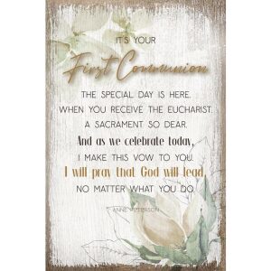 First Communion Plaque 6 x 9″