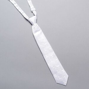 First Communion White Tie Pre-knotted