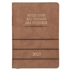 With God All Things Are Possible 2025 Executive Planner