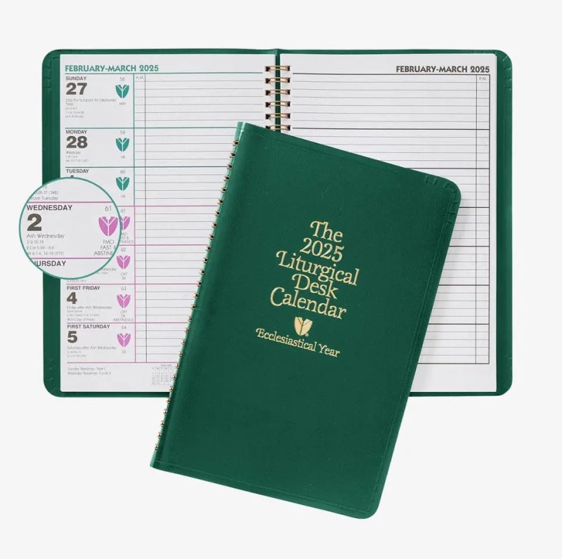 Liturgical Desk Calendar 2025 Universal Church Supplies