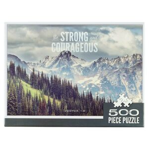Be Strong And Courageous Puzzle 500 Pieces
