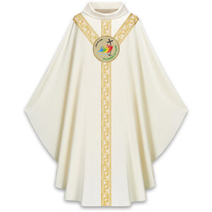 5396 – Gothic Chasuble with Gold Banding