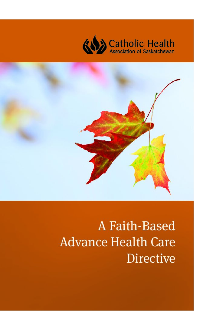 Faith-Based Advance Health Care Directive